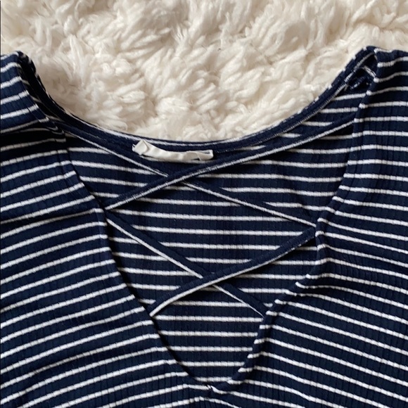 Blue and white stripes shirt - Picture 3 of 3